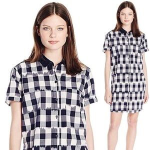 Obey Worldwide Hopper Button Up Dress Size Small